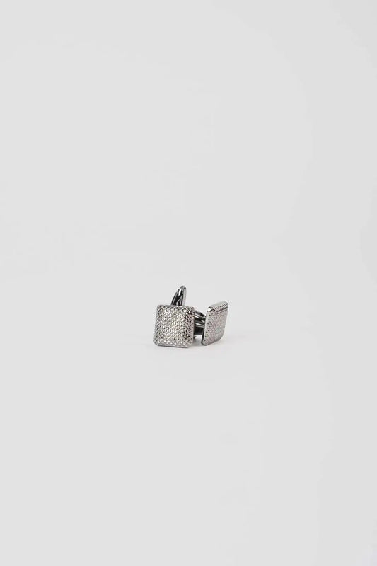 Textured Mesh Square Cufflinks