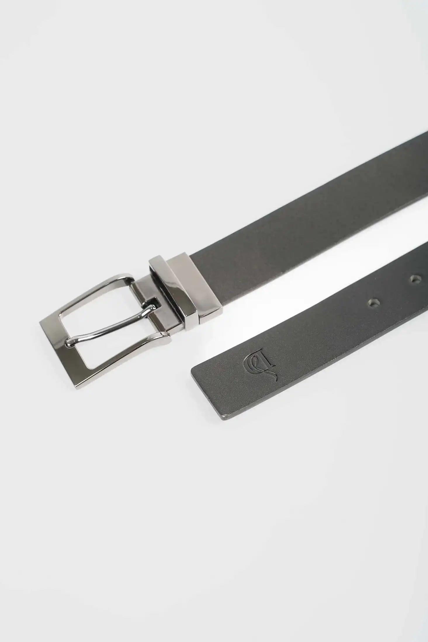 Smooth Leather Blend Belt
