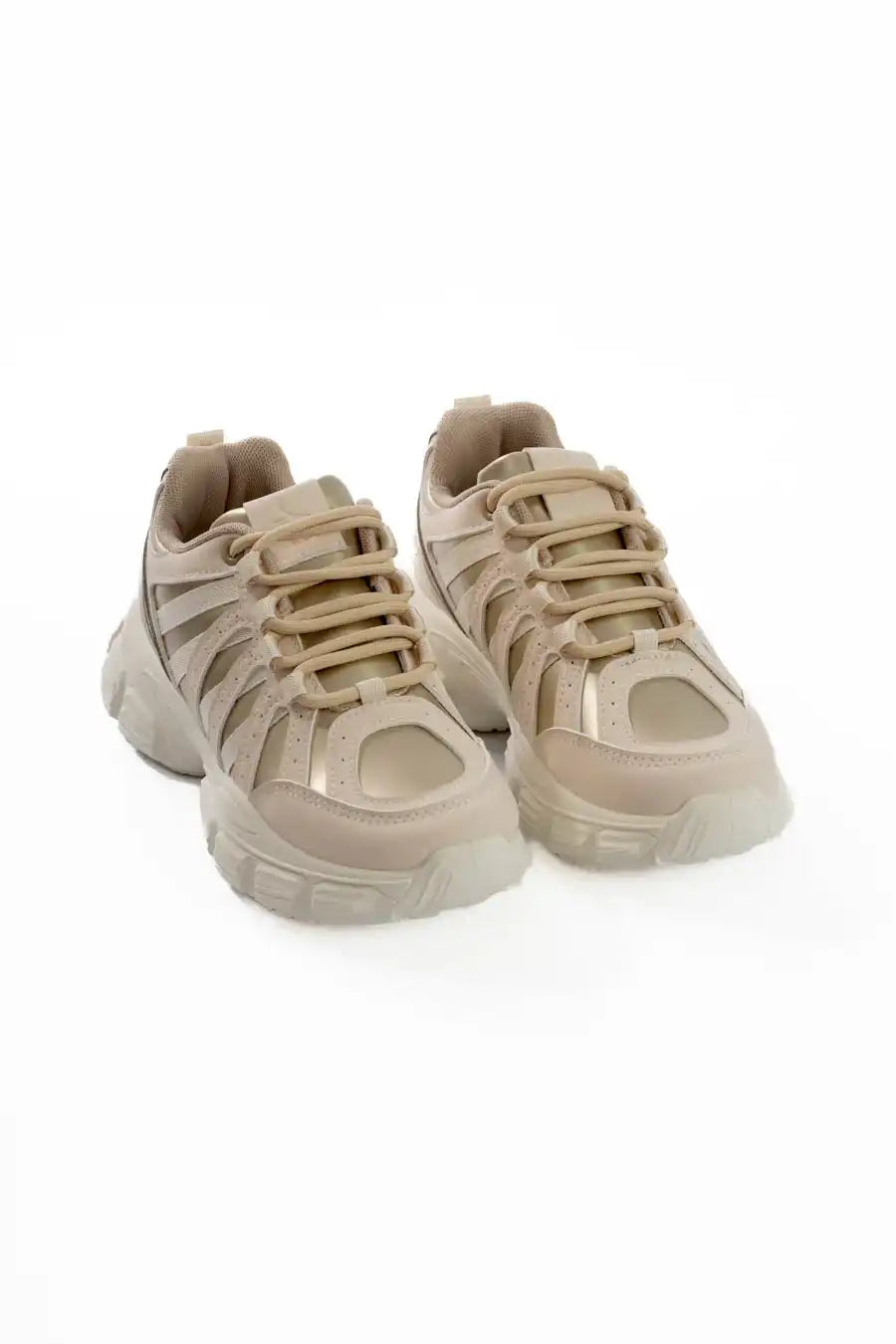 Chunky Lace-Up Sneaker Design