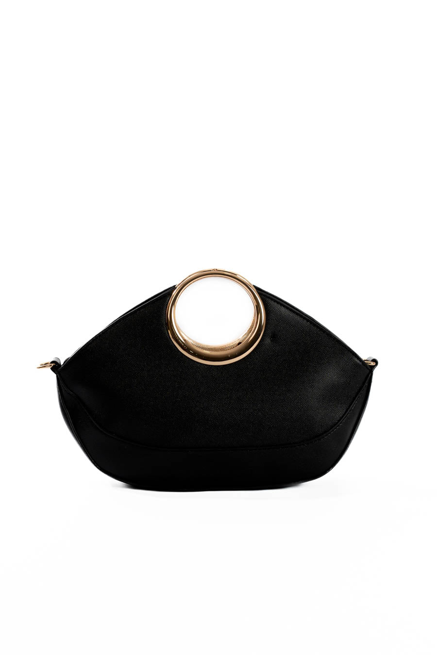 Midnight Ring-Handle Clutch