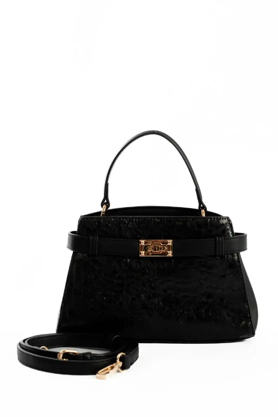 Simple & Elegant Solid Handbag