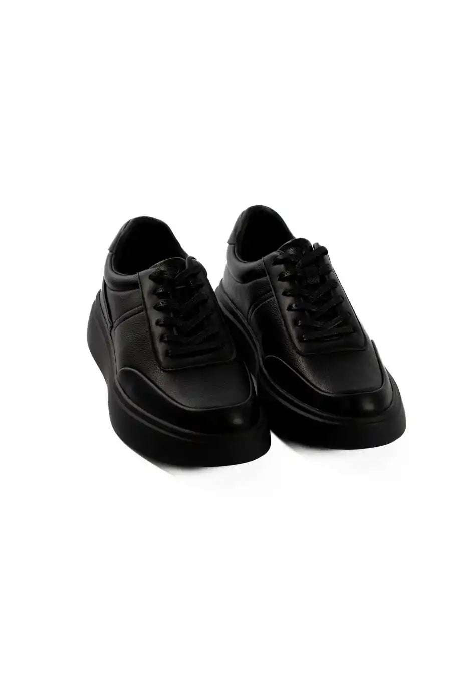 Noir Platform Sneakers