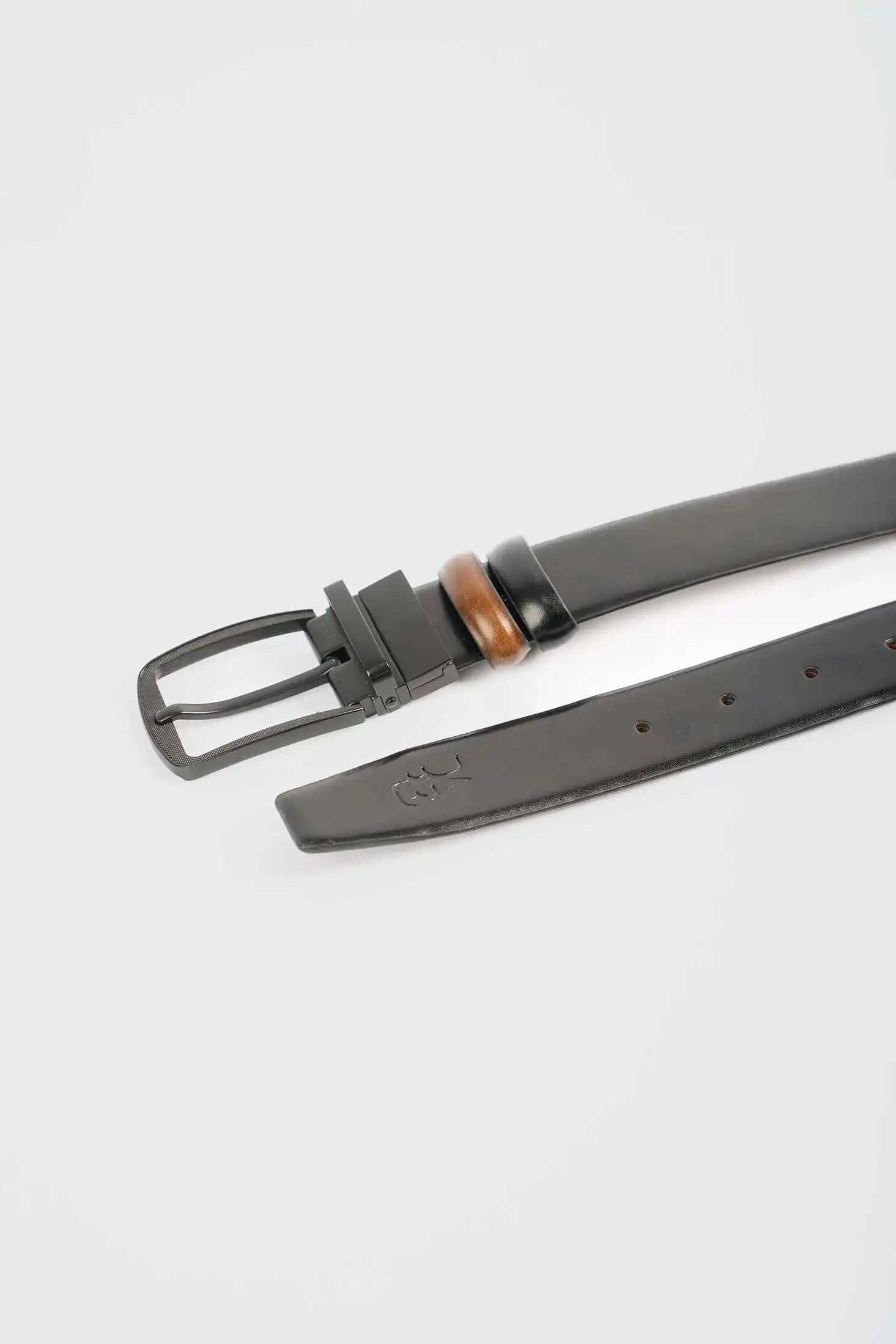 Premium Dual-Tone Reversible Leather Belt