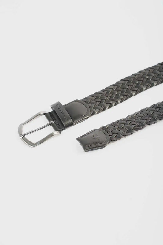 Woven Multi-Material Casual Belt