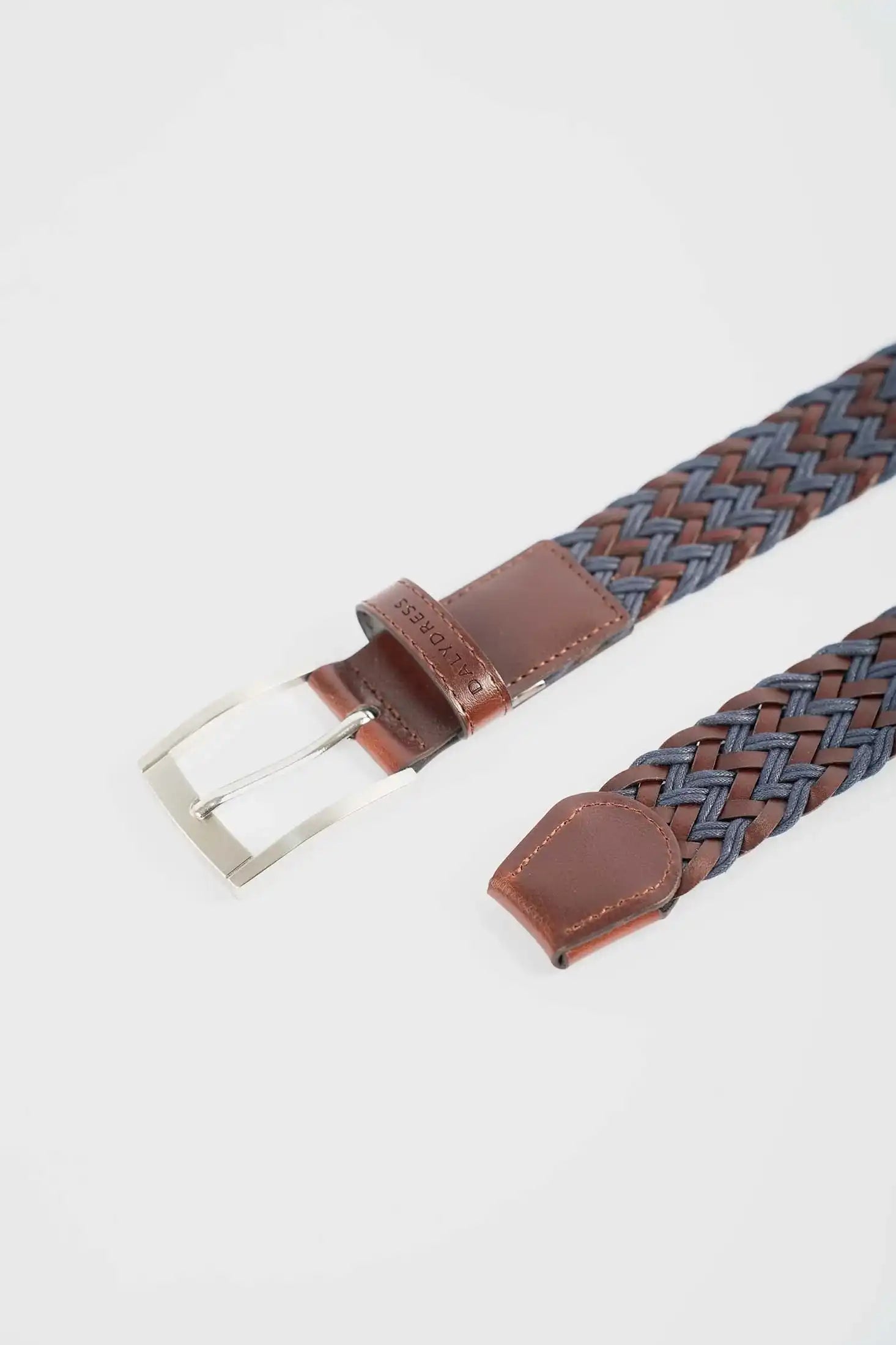 Woven Two-Tone Casual Belt