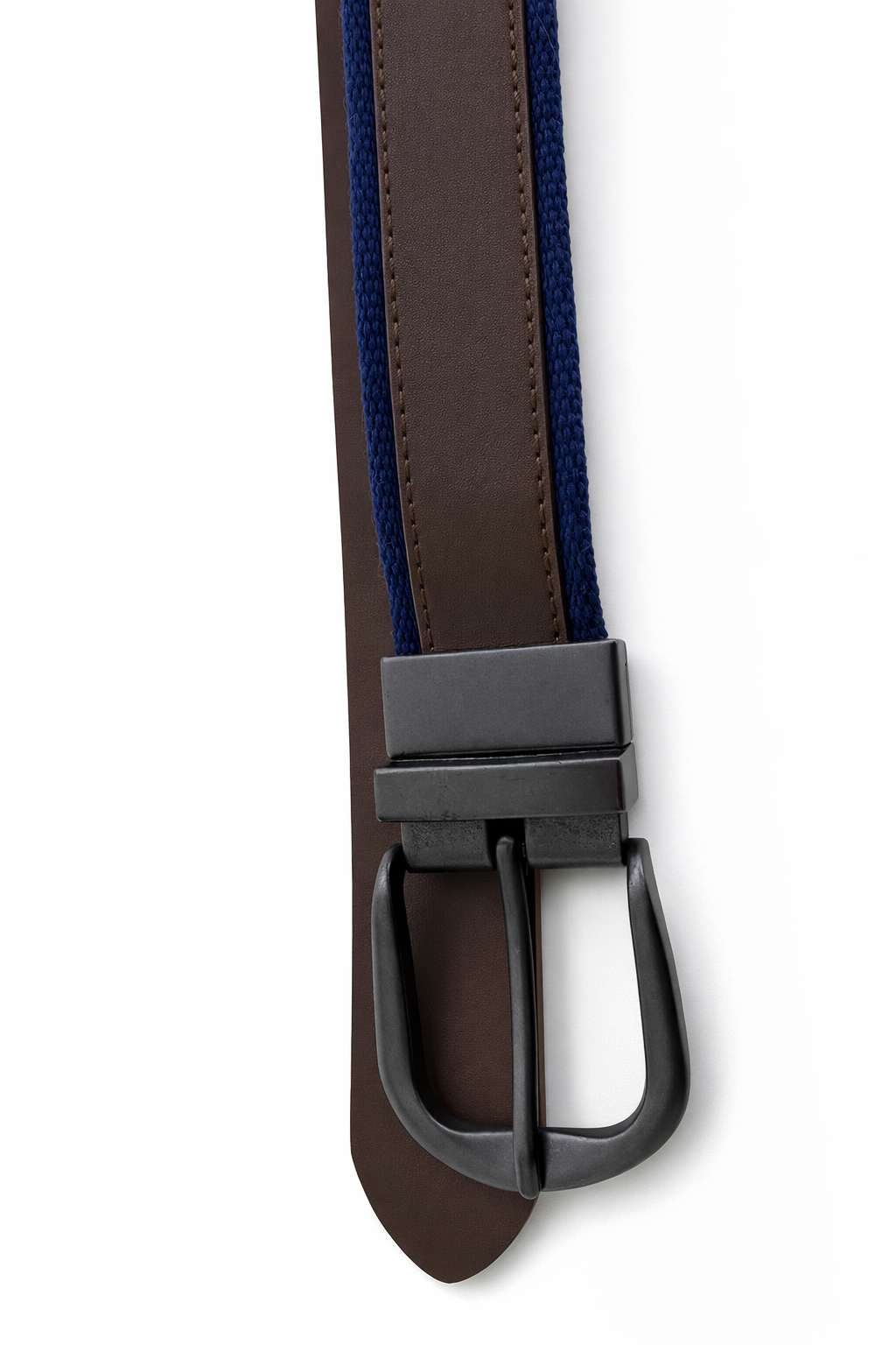 Dual-Tone Leather Belt