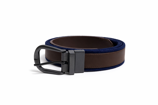 Dual-Tone Leather Belt