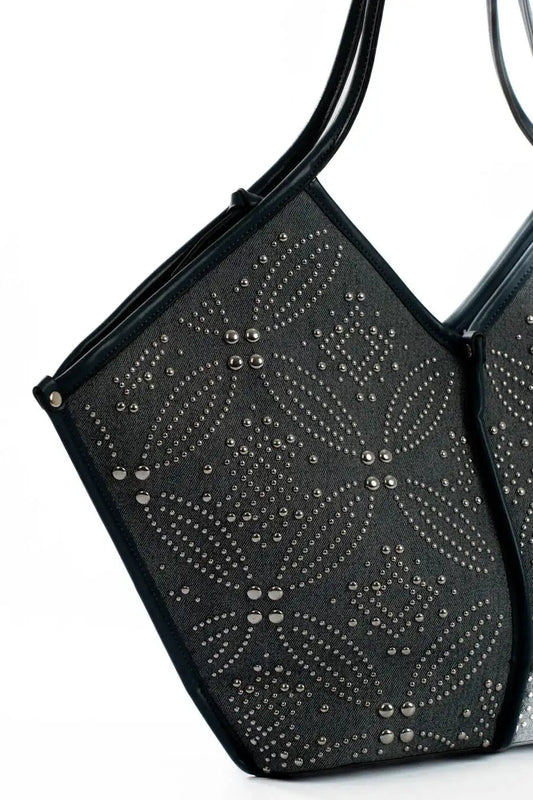 Modern Leather Trimmed Shoulder-Bag