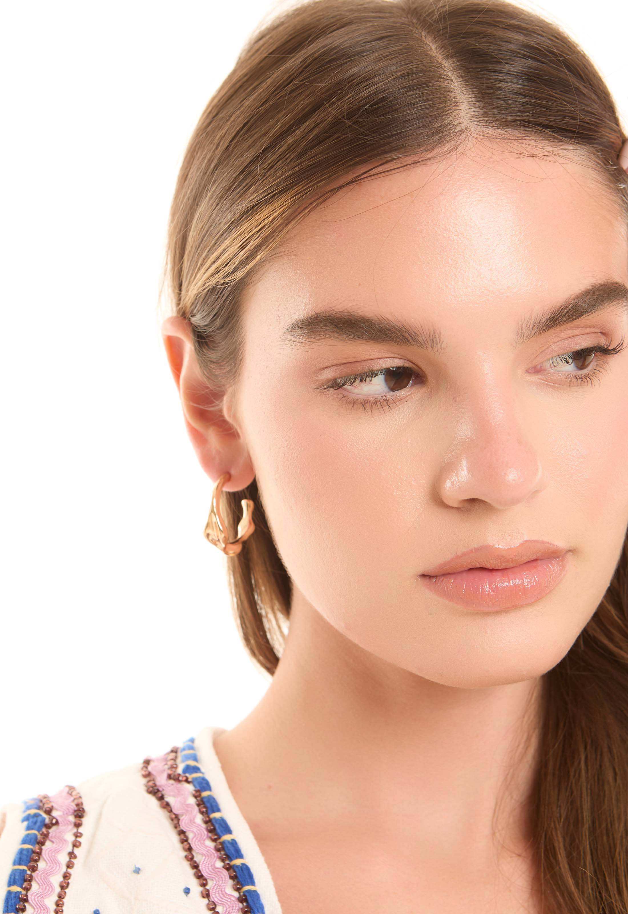 Twisted Hoop Earrings