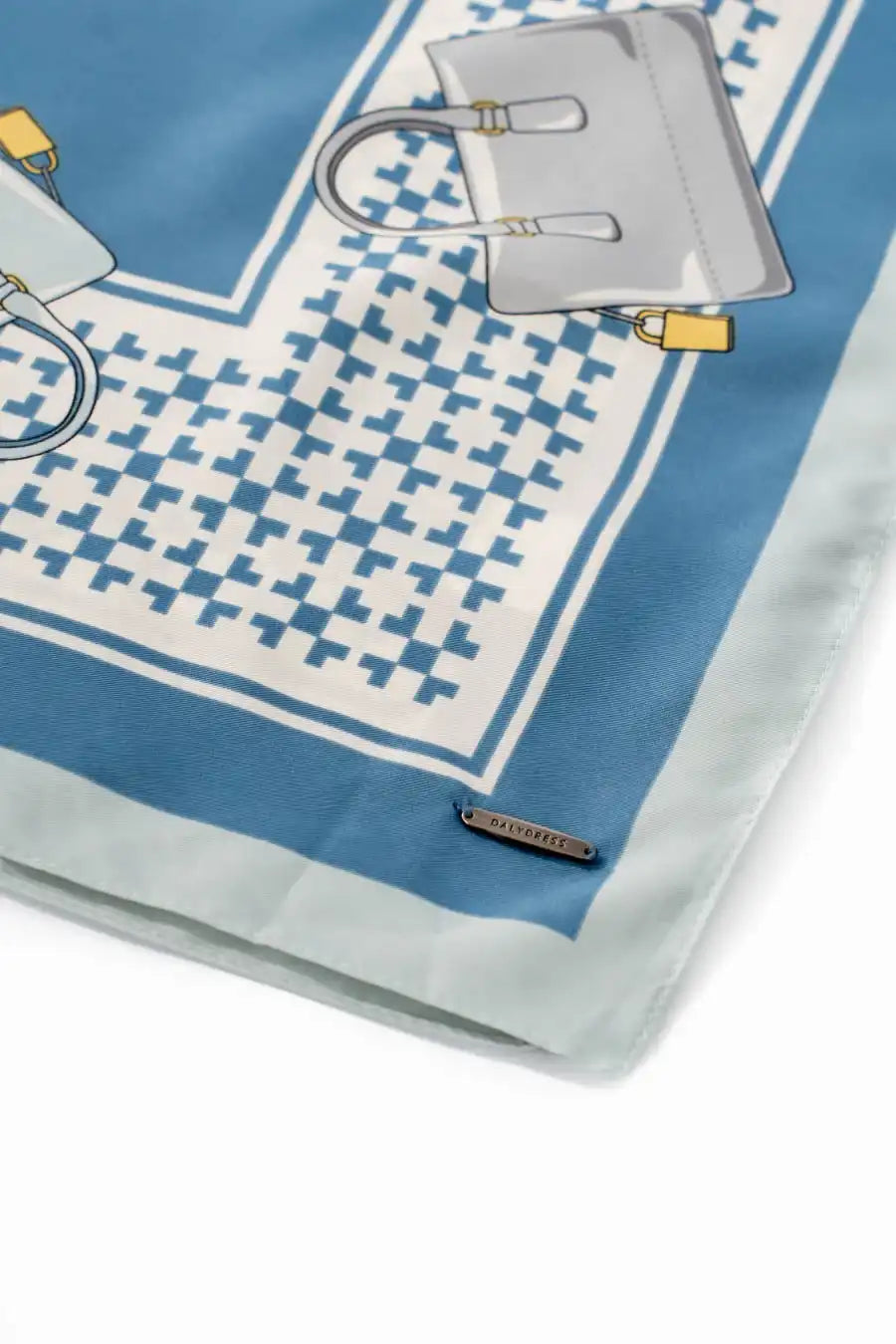 Square Printed Satin Scarf