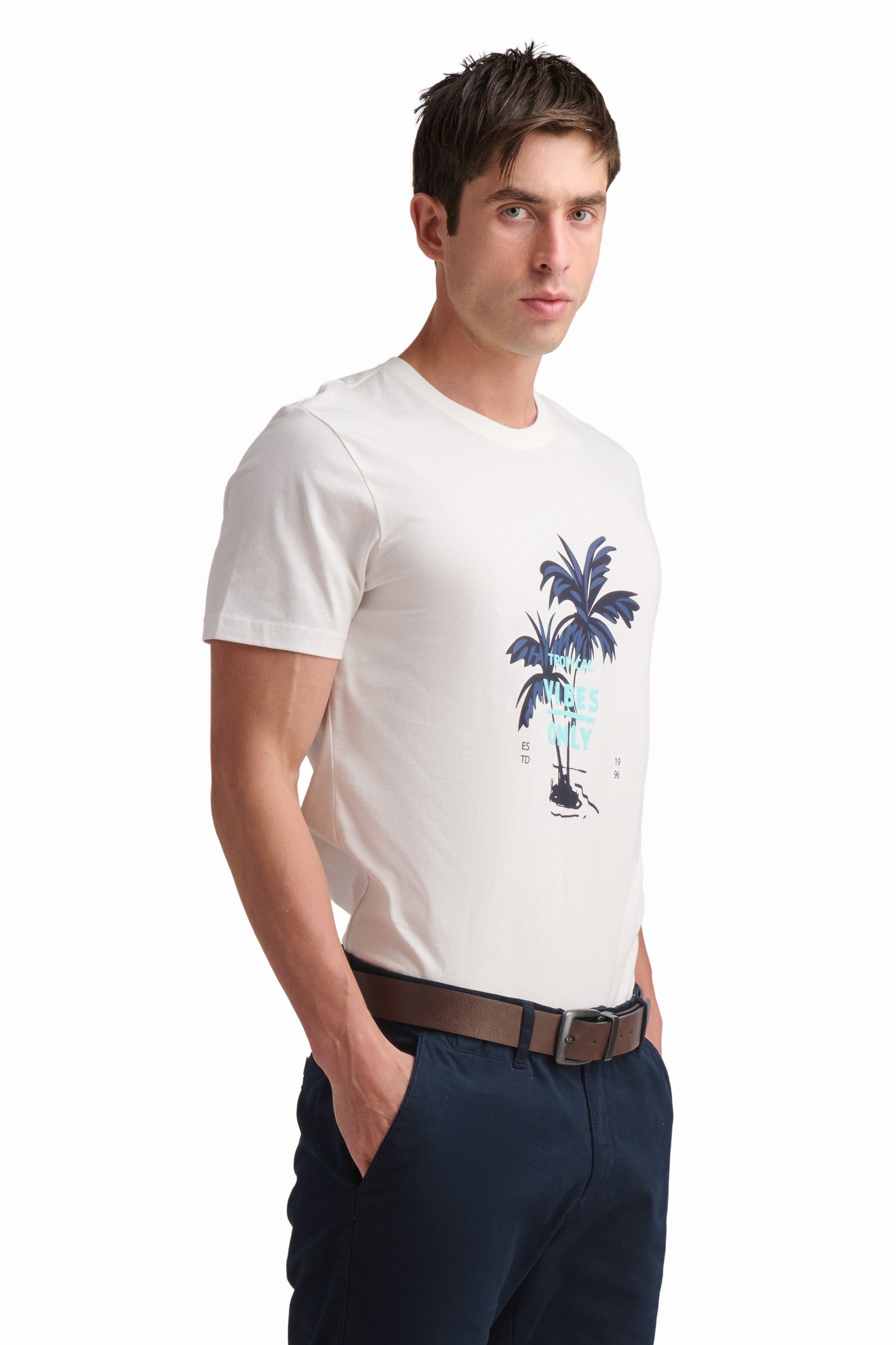 100% Cotton Tropical Graphic Tee