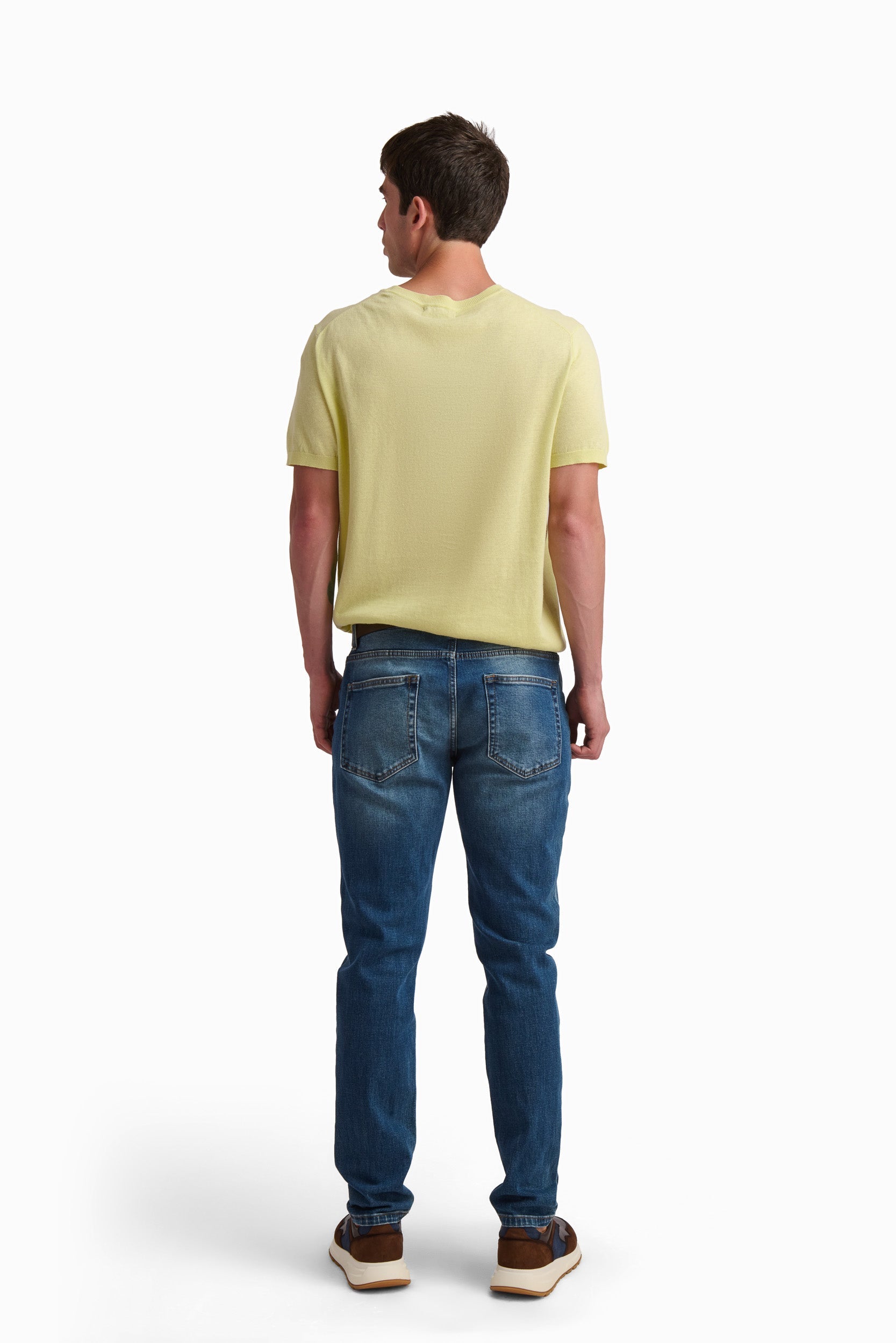 Lemon Linen Blend T-Shirt