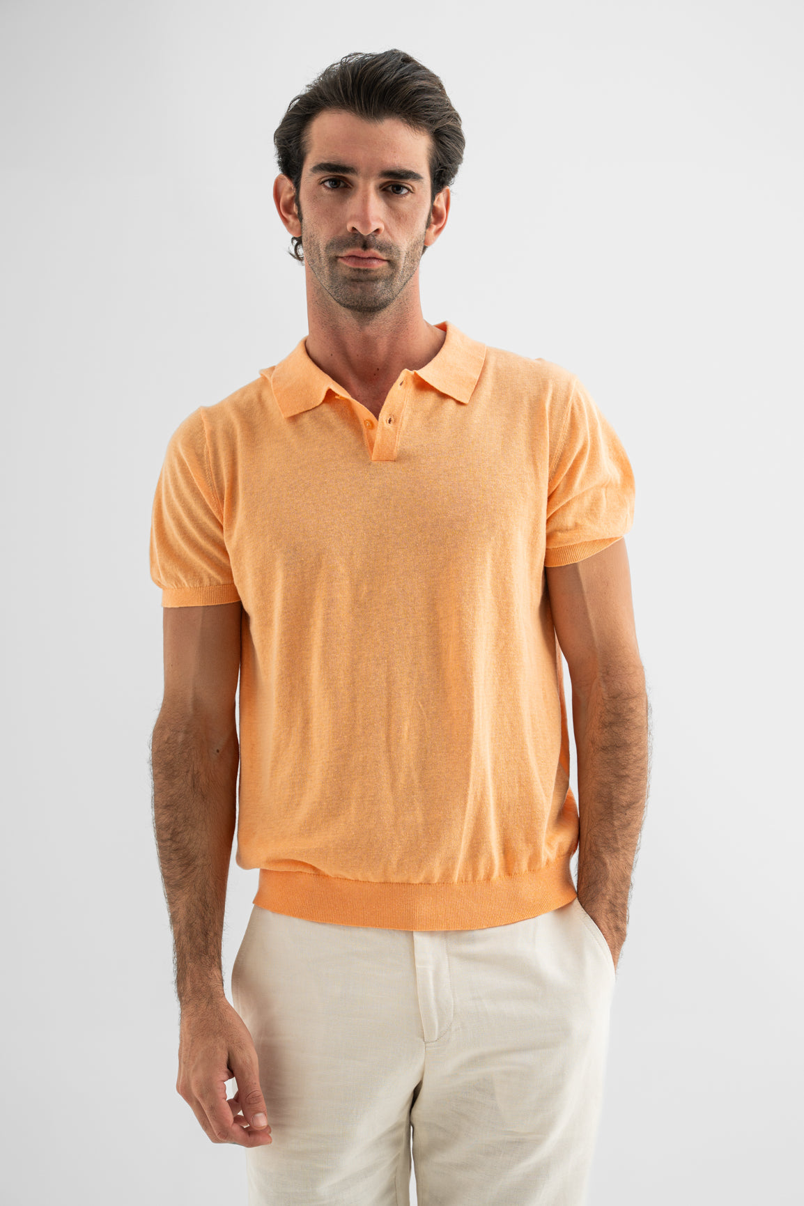 Peach Breeze Polo Shirt