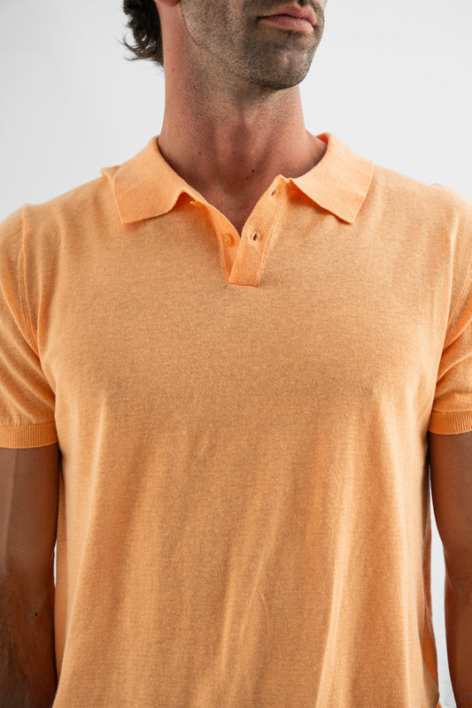 Peach Breeze Polo Shirt