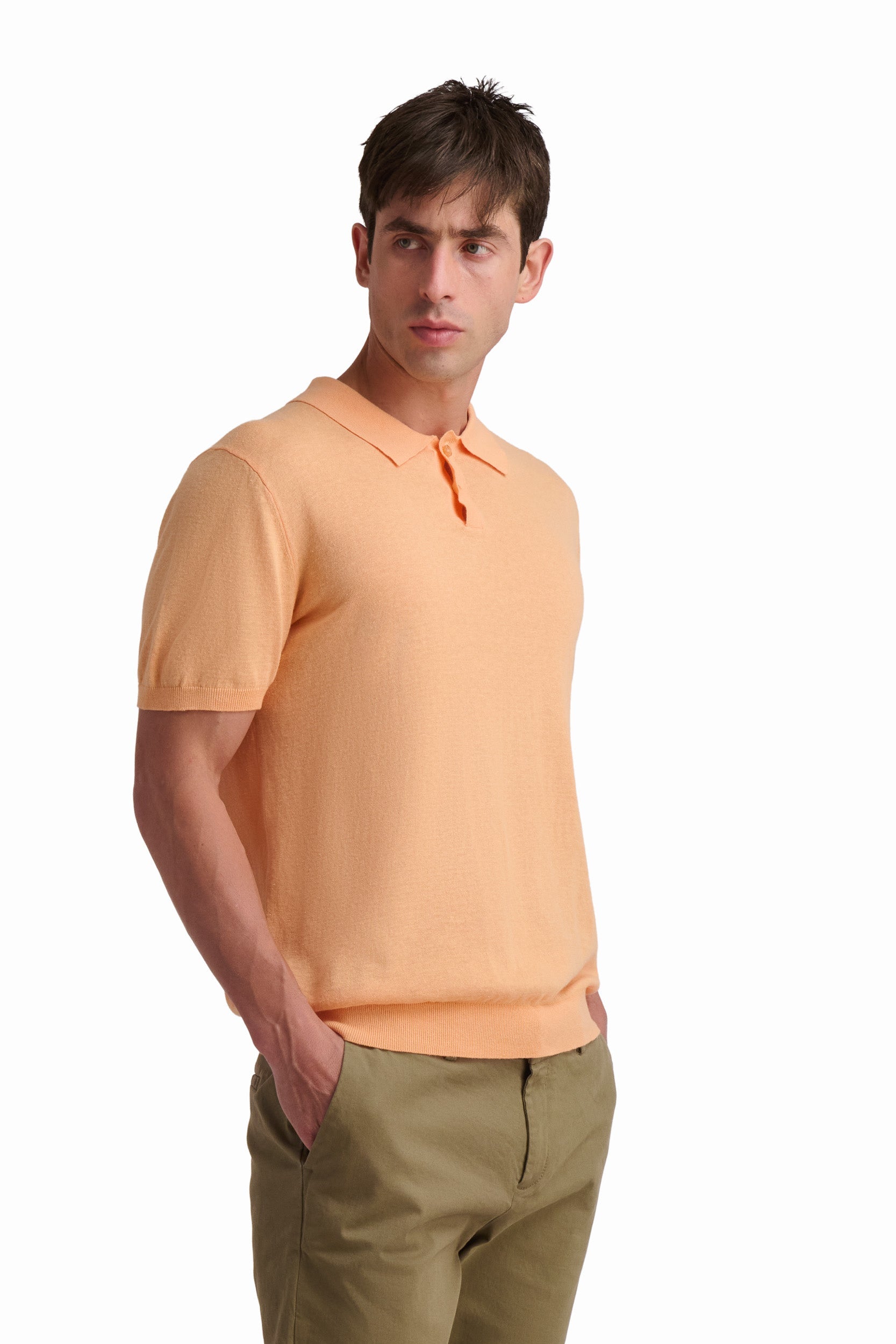 Peach Breeze Polo Shirt