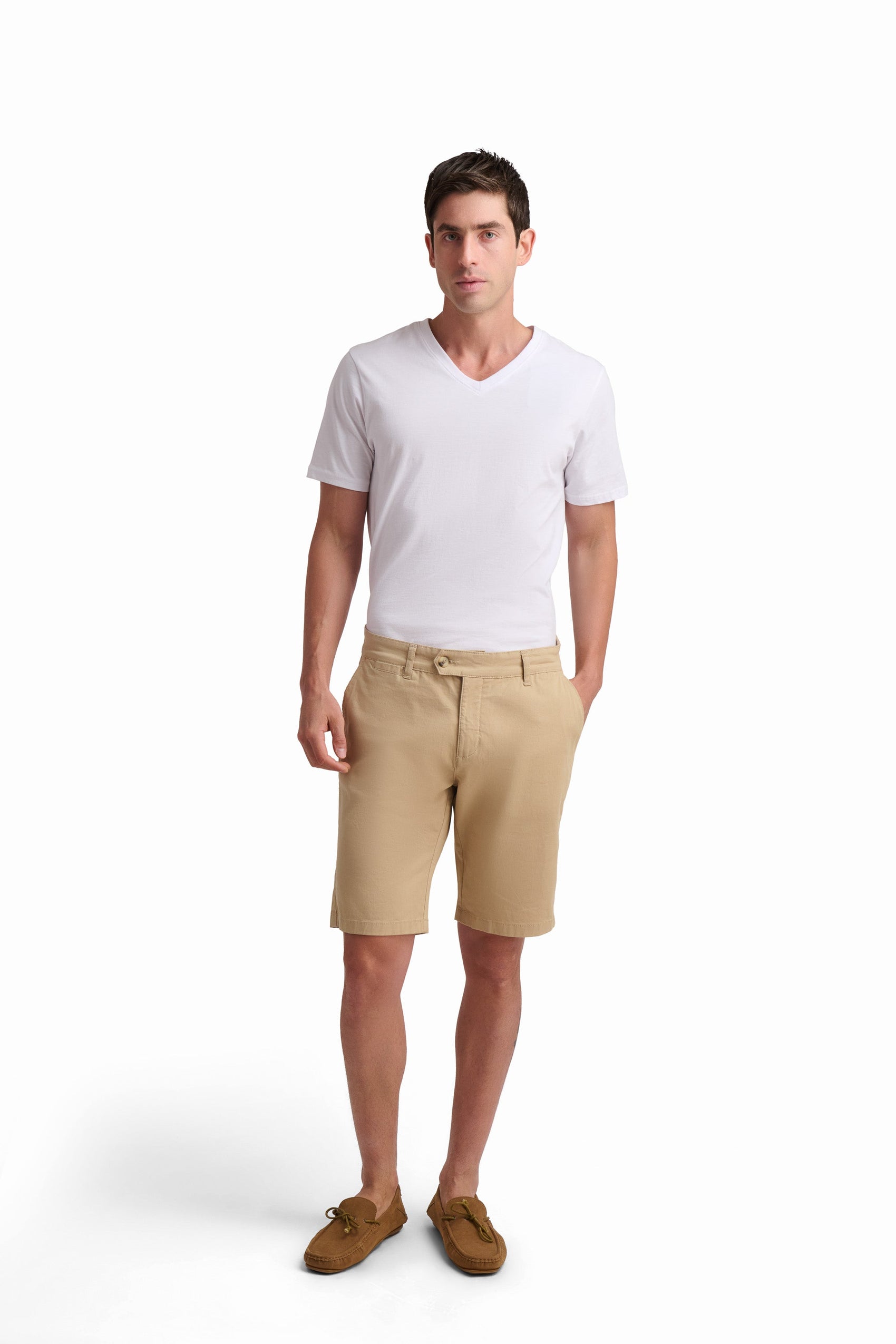 Polished Khaki Shorts