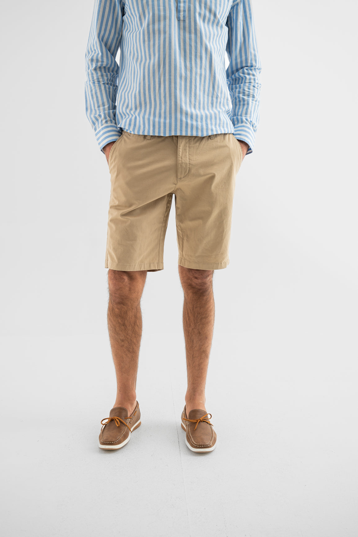 Polished Khaki Shorts
