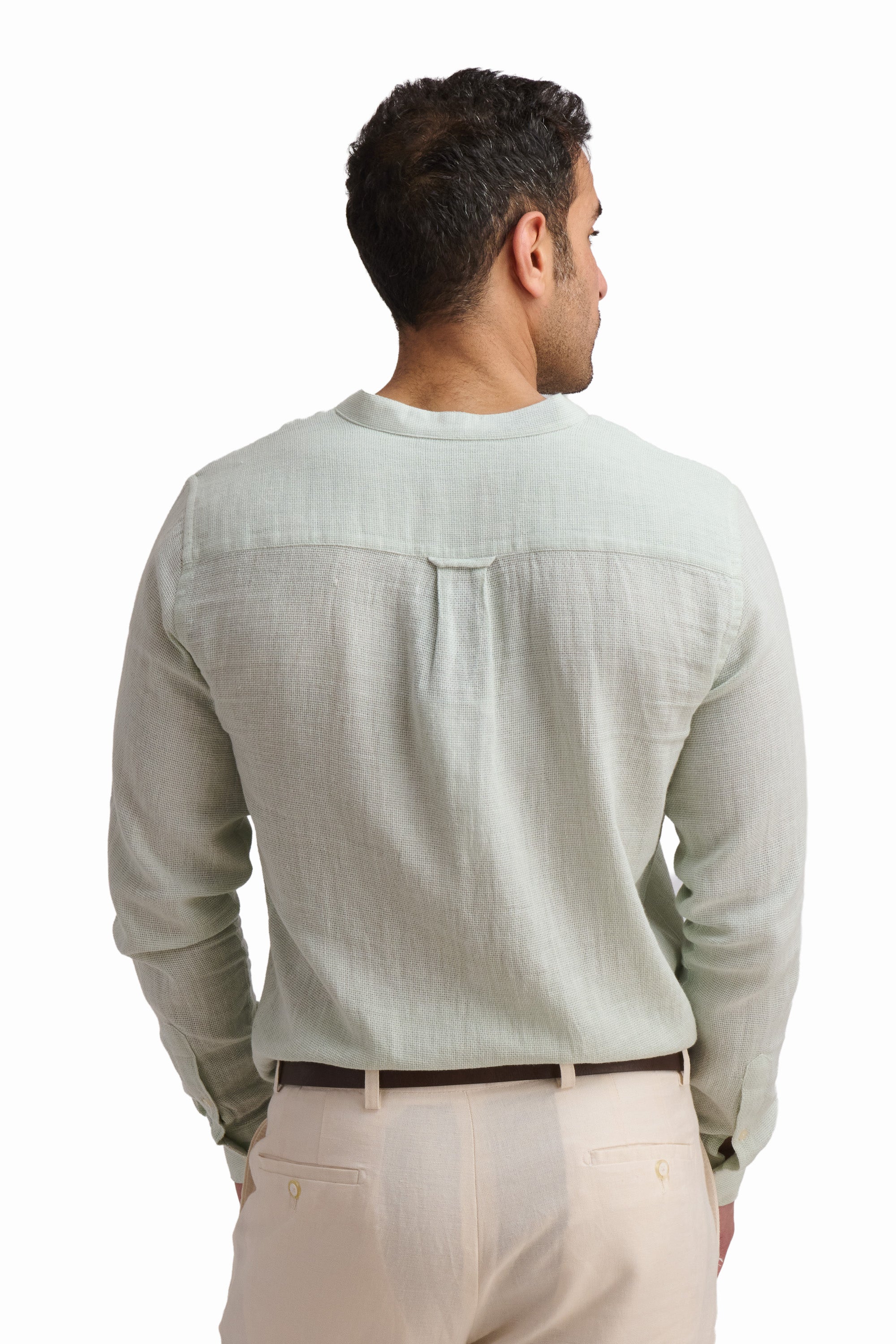Mint Breeze Linen Shirt