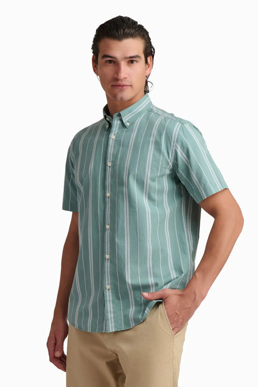 Seafoam Vertical Stripe Shirt