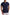 Navy Contrast Sleeve Cotton T-Shirt
