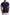 Men’s Navy Contrast Sleeve Cotton T-Shirt