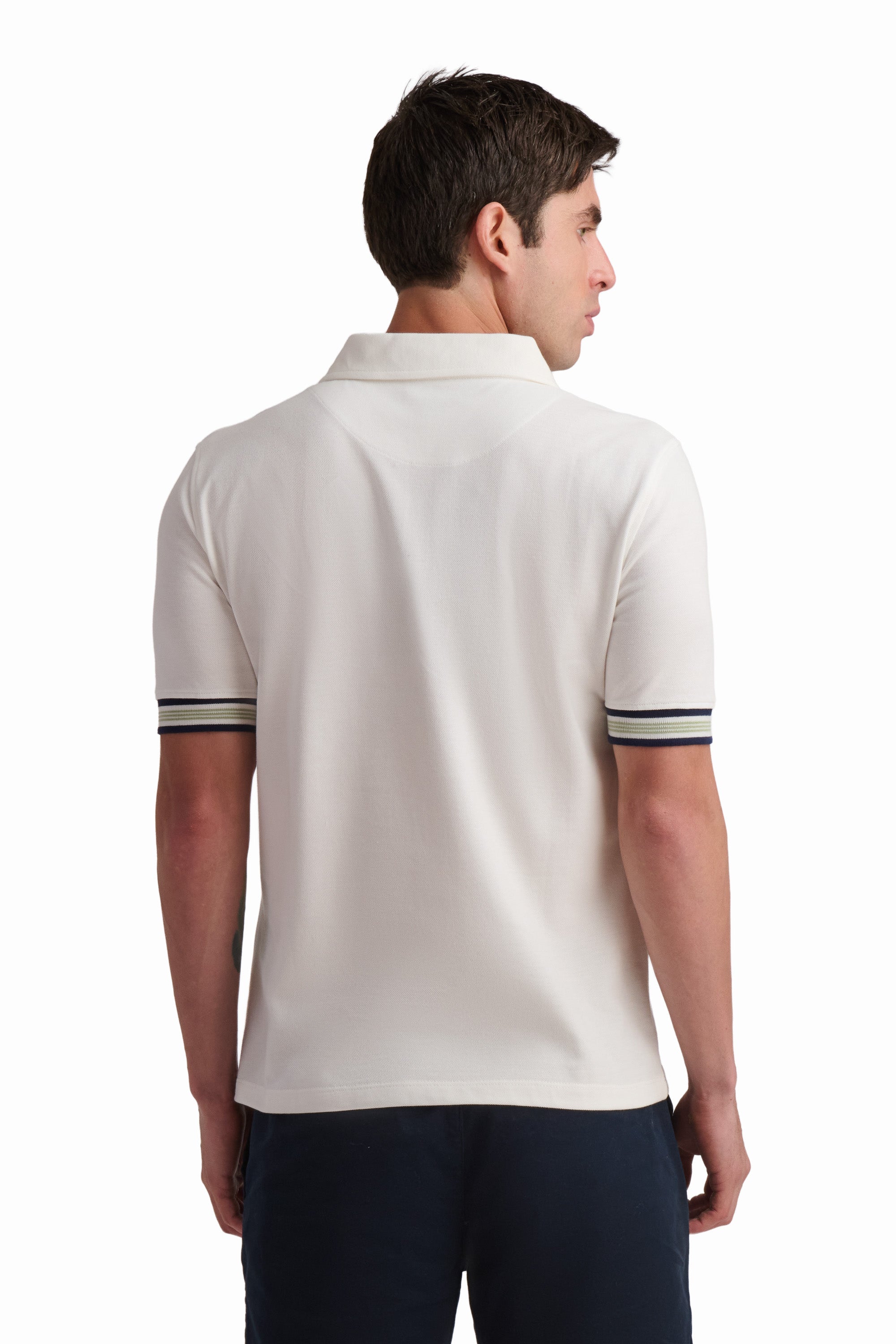 Off-White Zip Polo Shirt