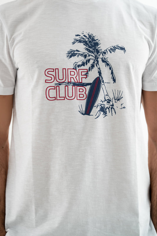 White Surf Club Graphic T-Shirt