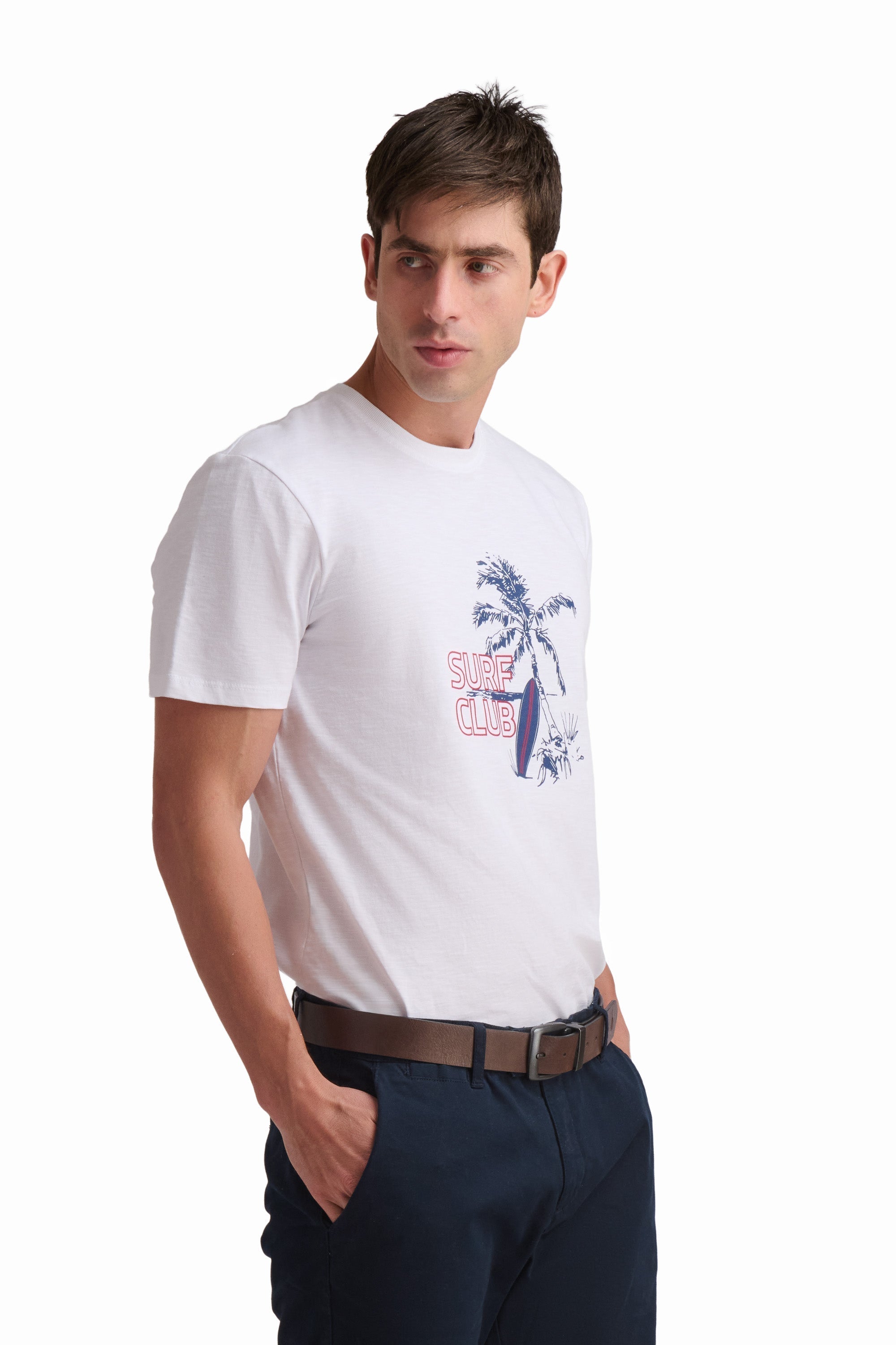 White Surf Club Graphic T-Shirt