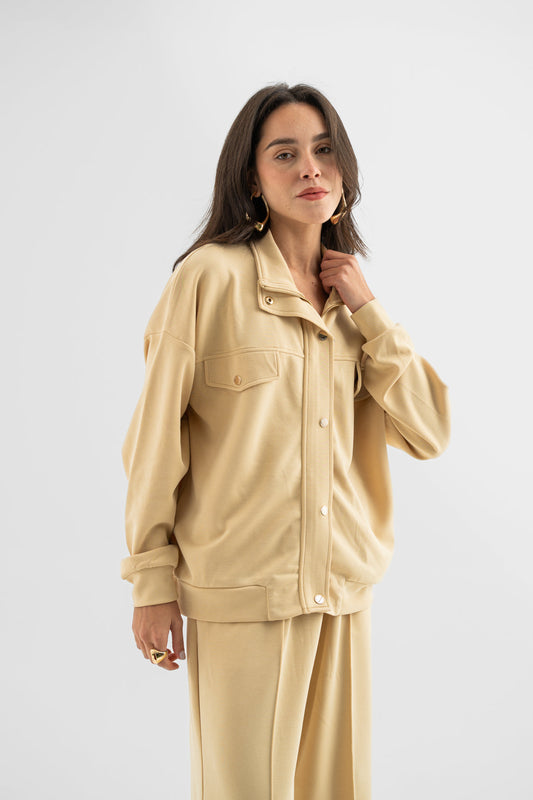 Sand Utility Overshirt