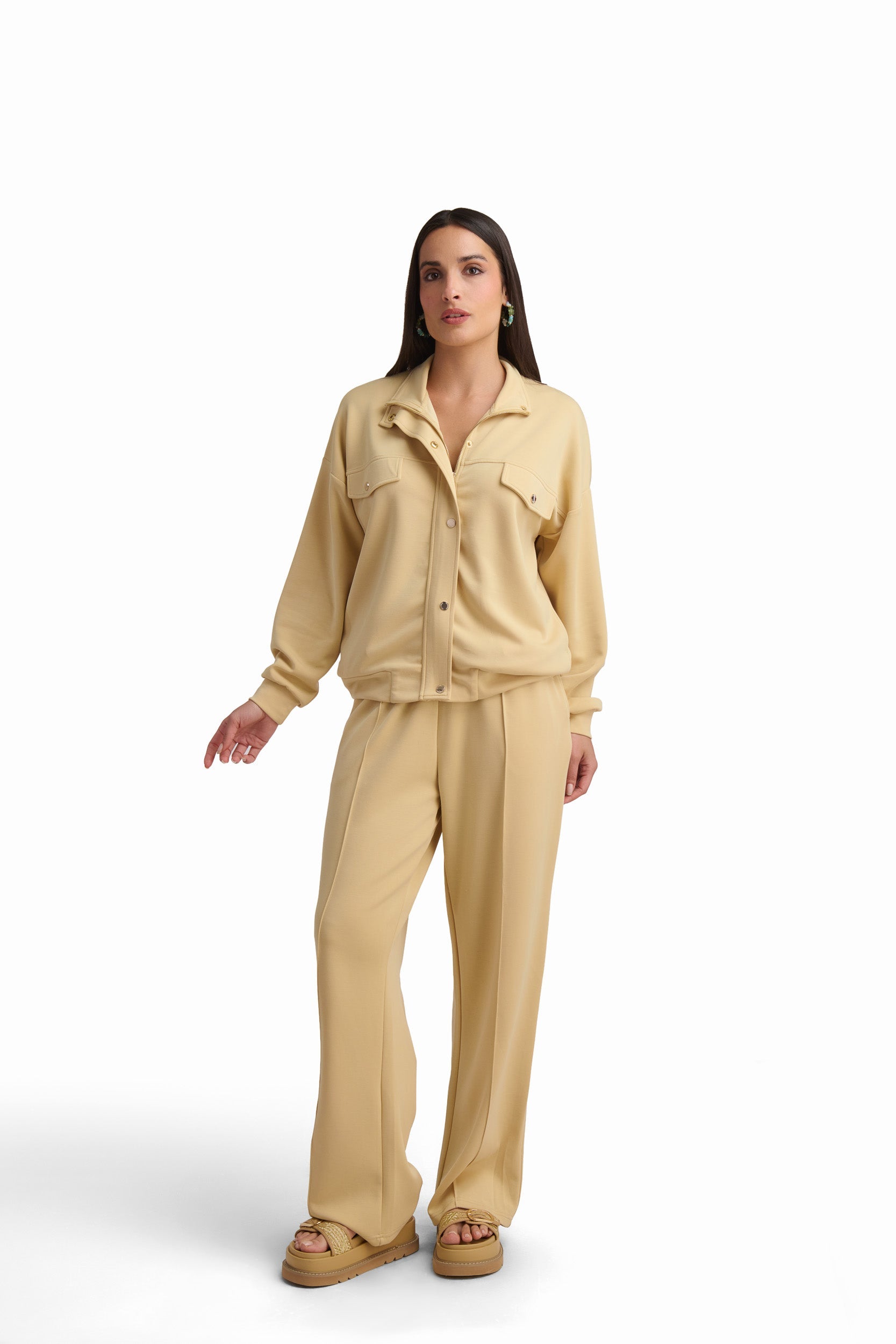 Sand Ease Wide-Leg Pants