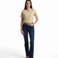 Cream T-Shirt with Shoulder AppliquÌ©