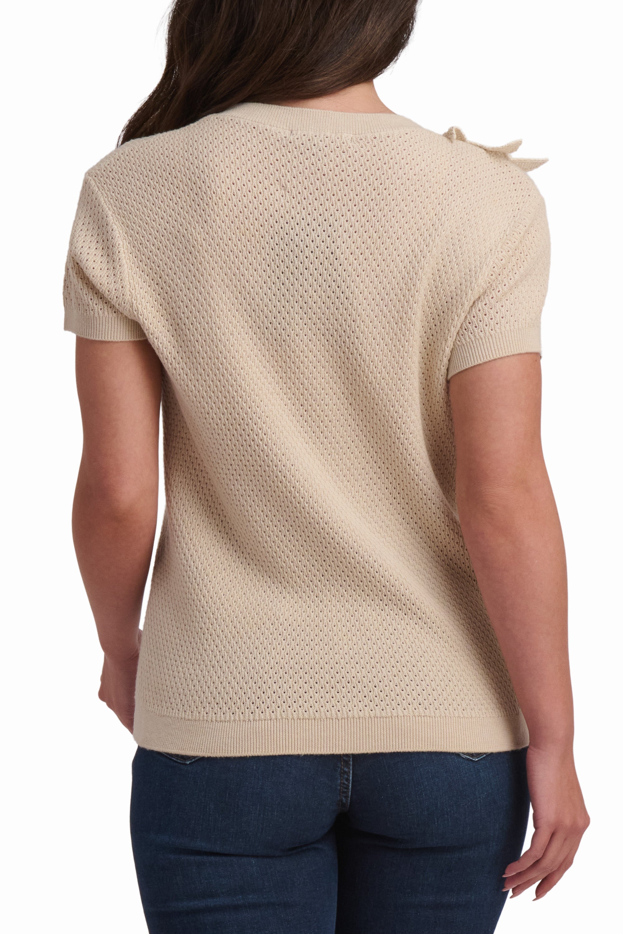 Nude Petal Textured Knit