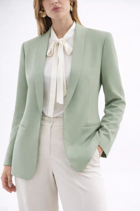 Sage Green Tailored Blazer