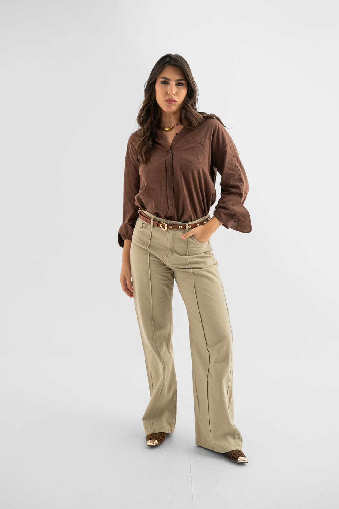 Mocha Muse Relaxed Shirt