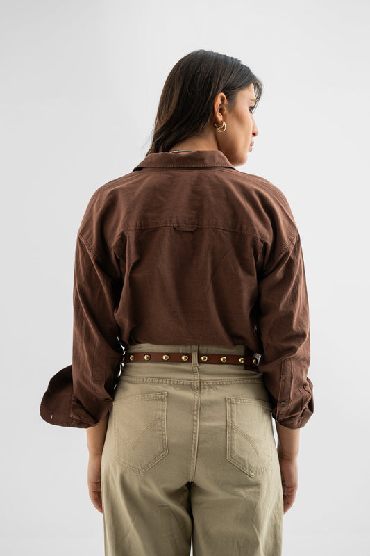Mocha Muse Relaxed Shirt