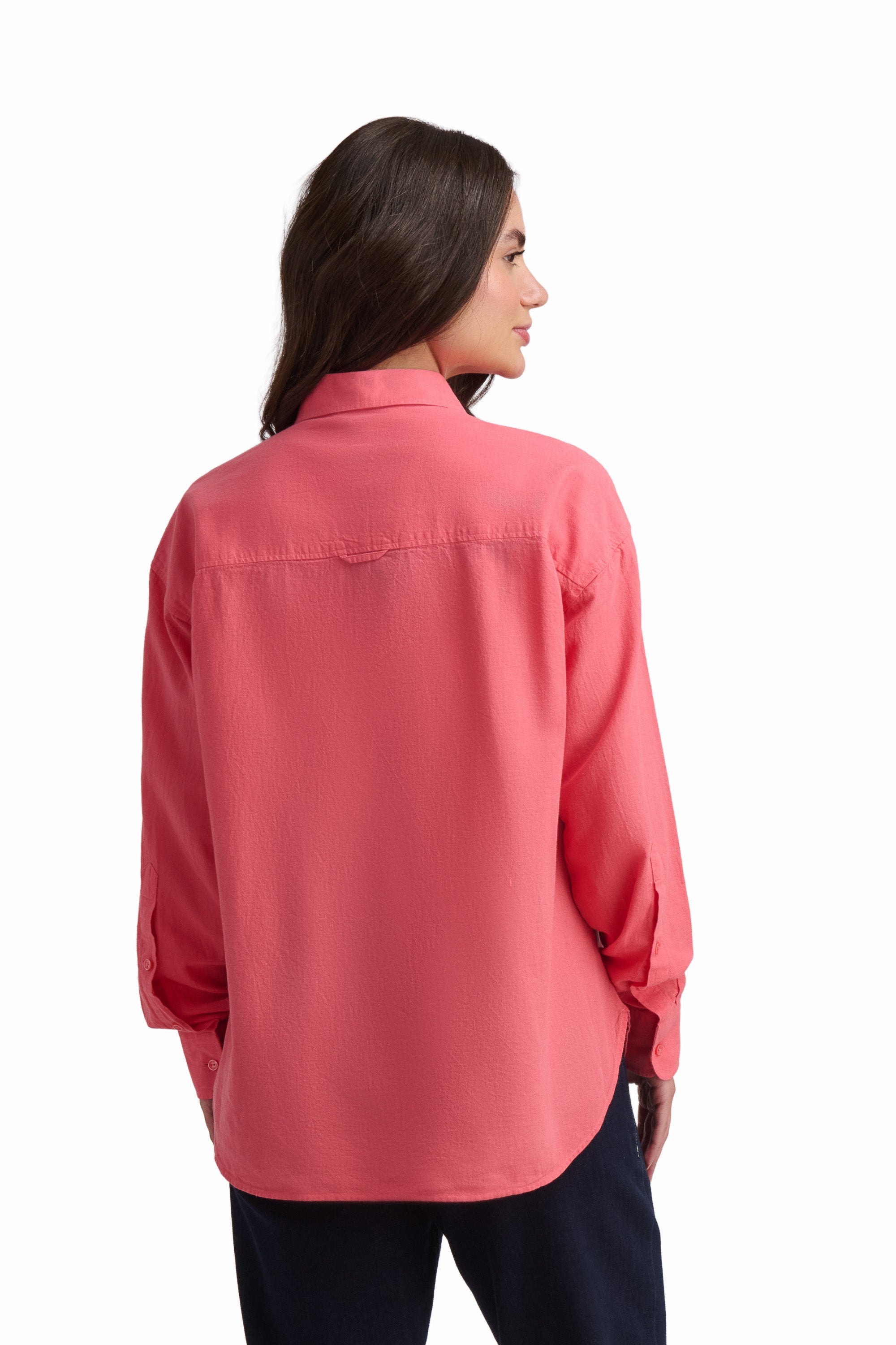 Rose Pink Relaxed Shirt