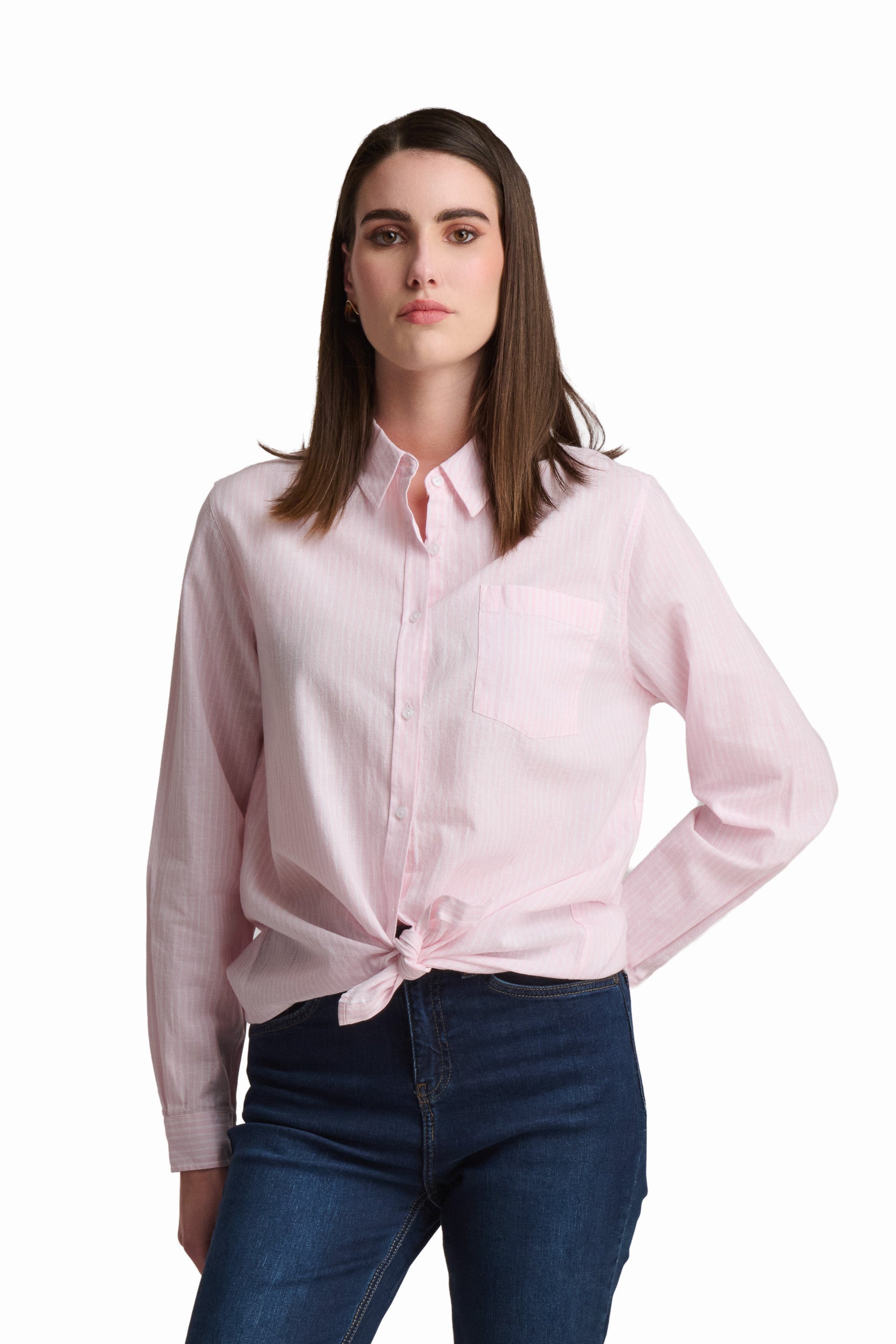 Pink Stripe Classic Shirt
