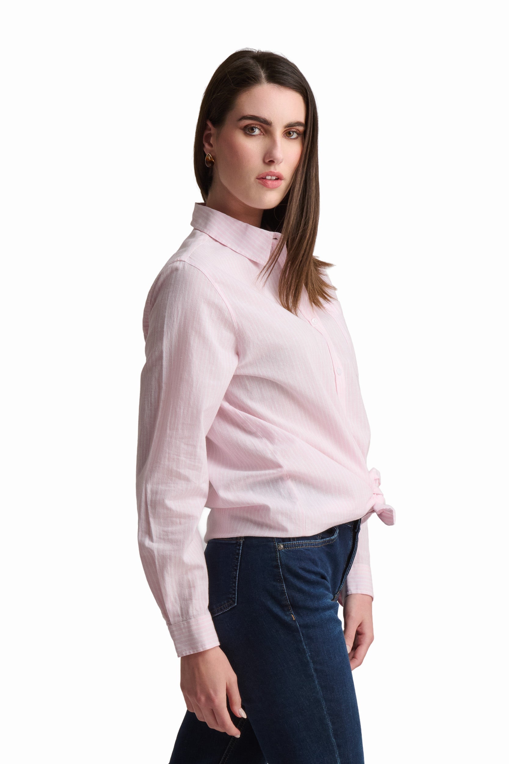 Pink Stripe Classic Shirt