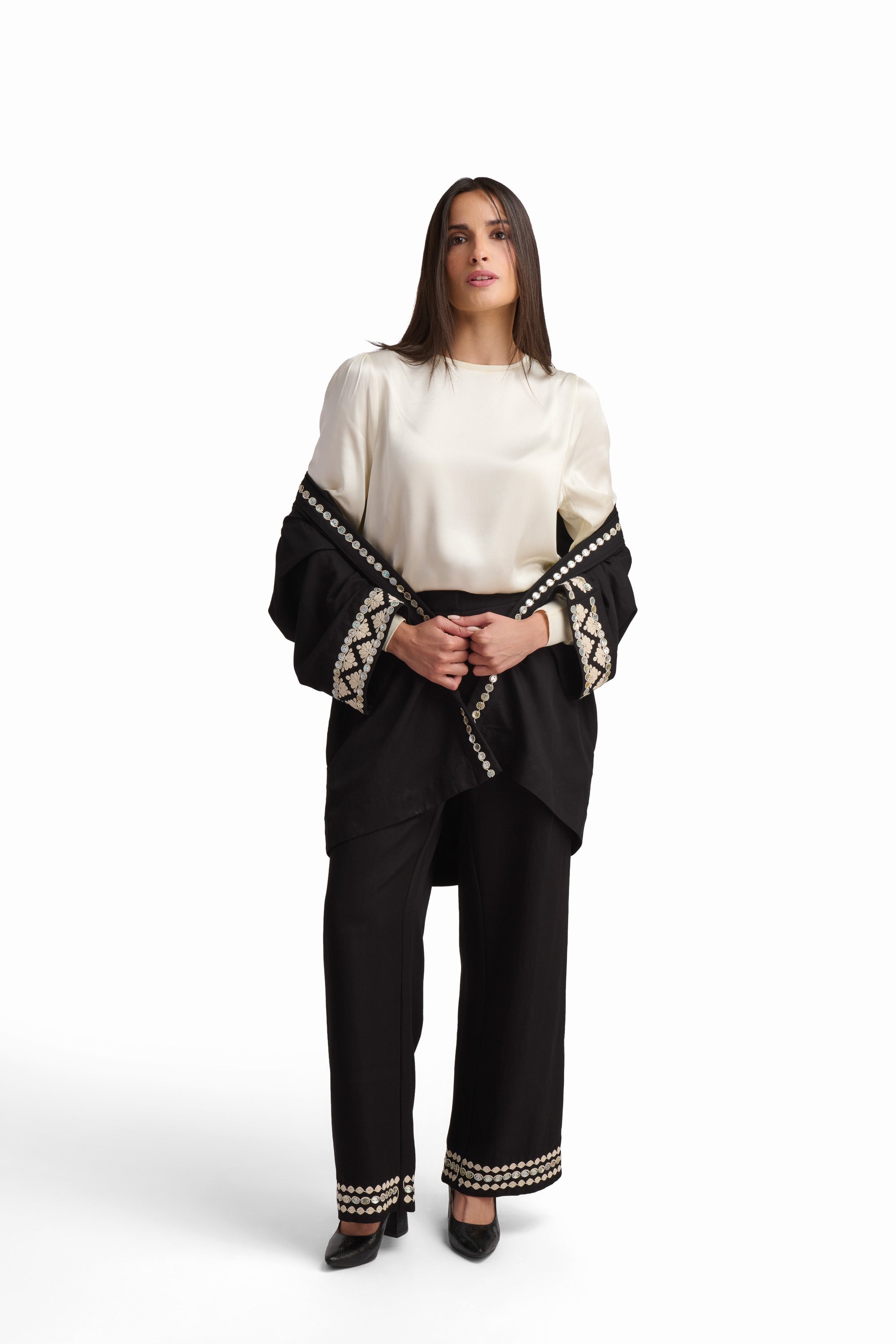 Ivory Fluid Viscose Blouse