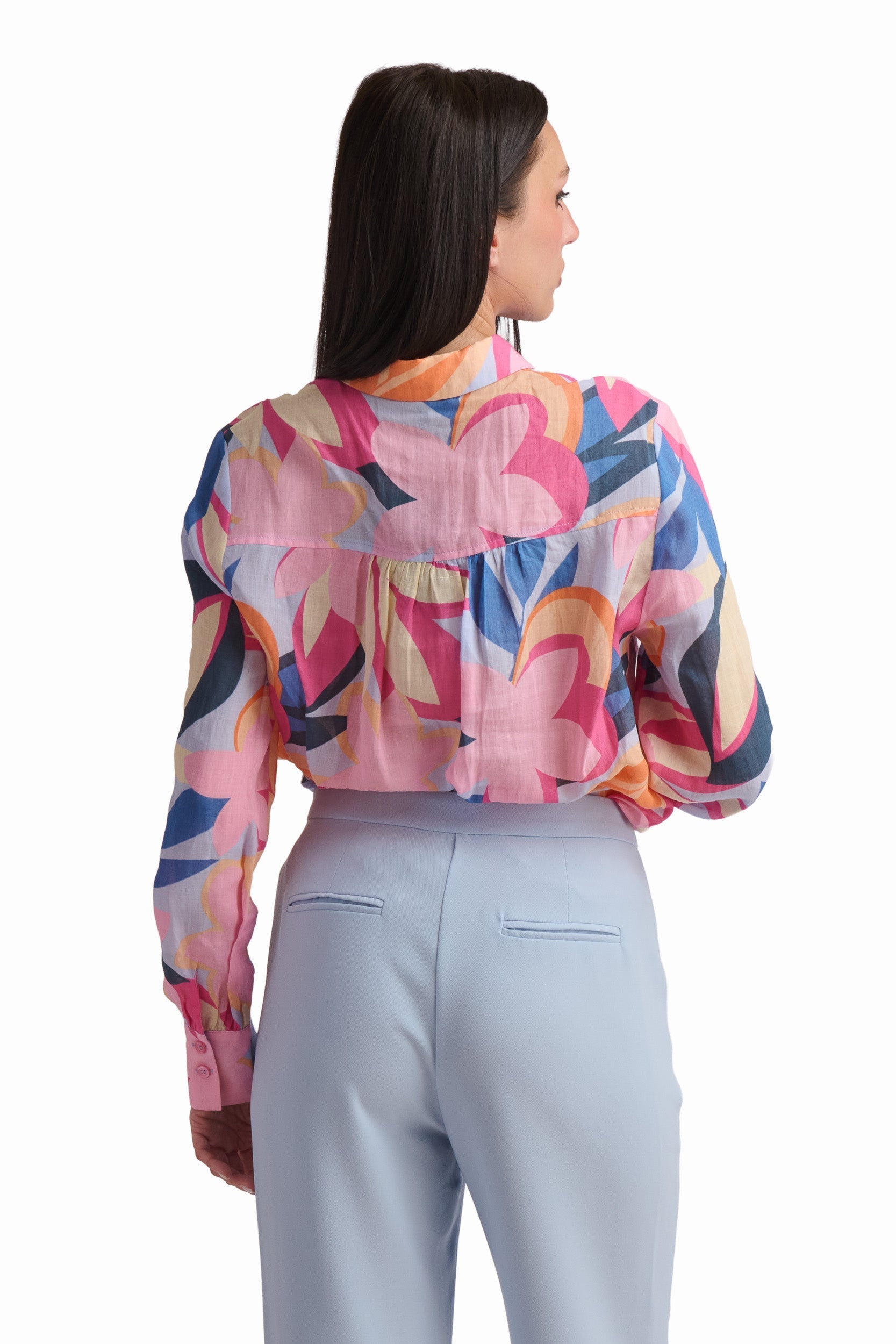 Vibrant Printed Statement Blouse