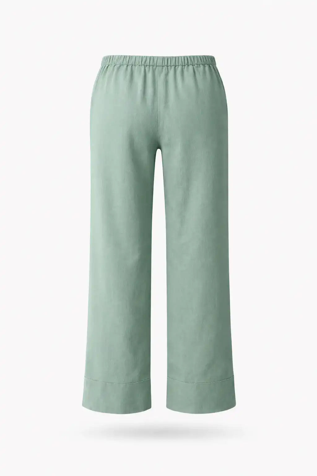 Relaxed Drawstring Wide-Leg Pants
