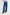 Classic Blue Wide-Leg Cotton Denim Jeans