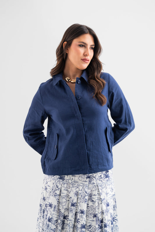 Midnight Blue Tailored Jacket