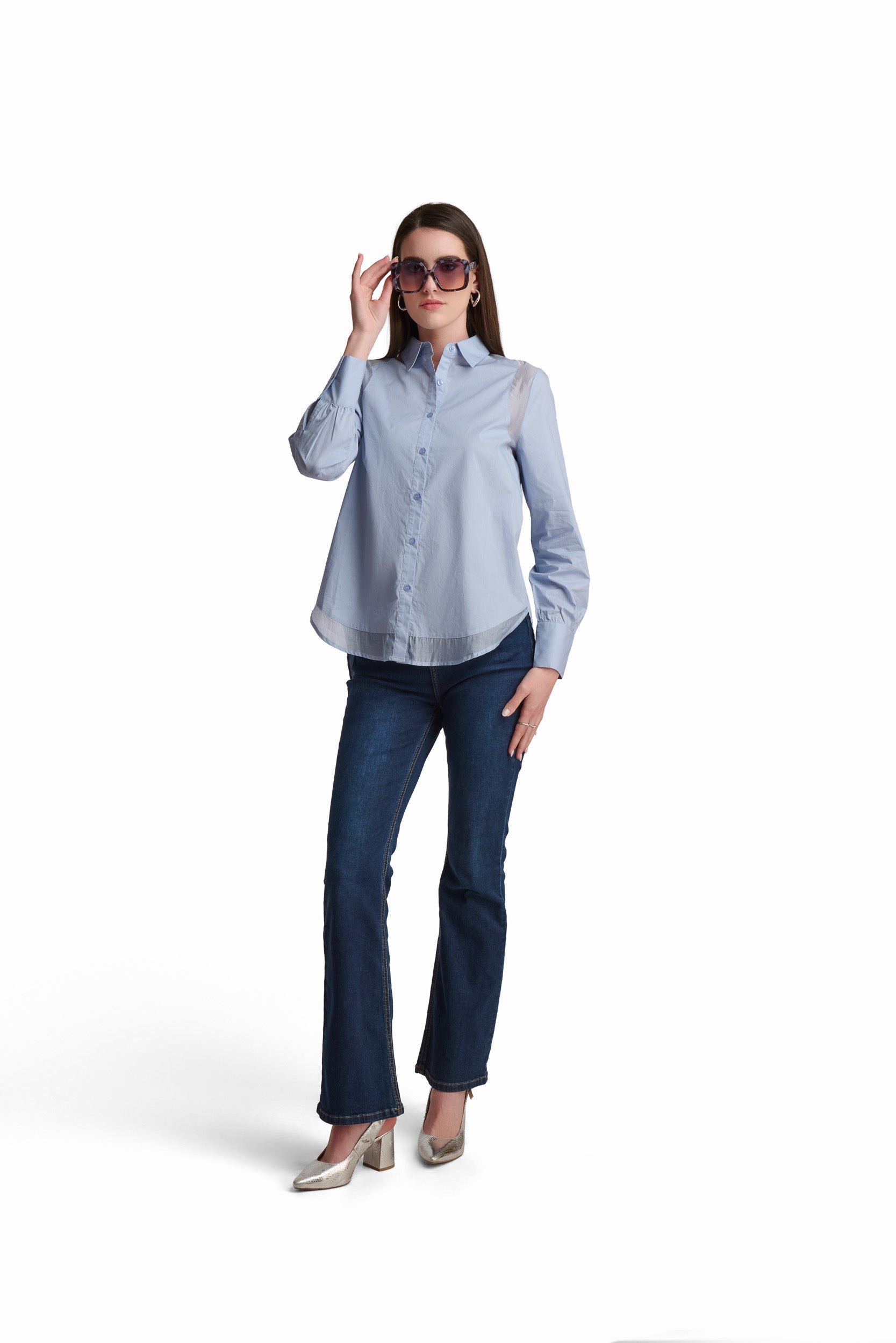 Blue Cotton Shirt