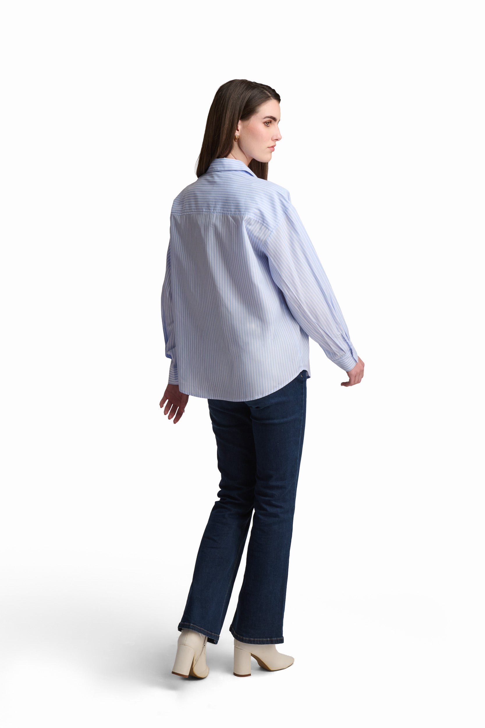 Skyline Embroidered Stripe Shirt