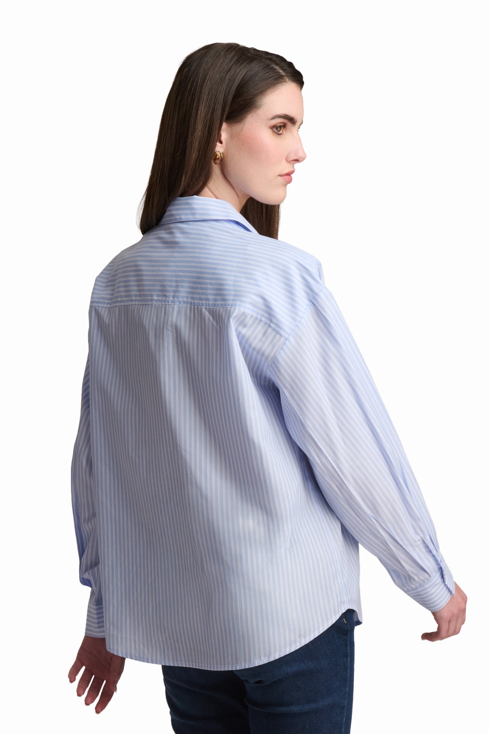 Skyline Embroidered Stripe Shirt