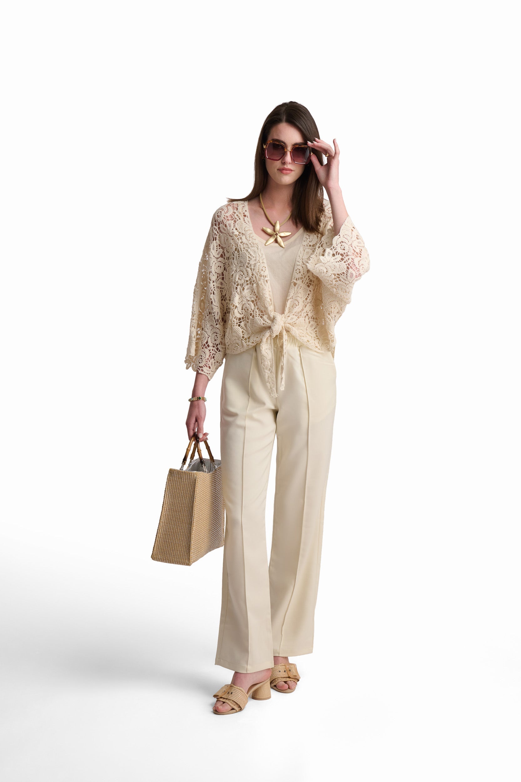 Elegant Open-Front Layering Cardigan