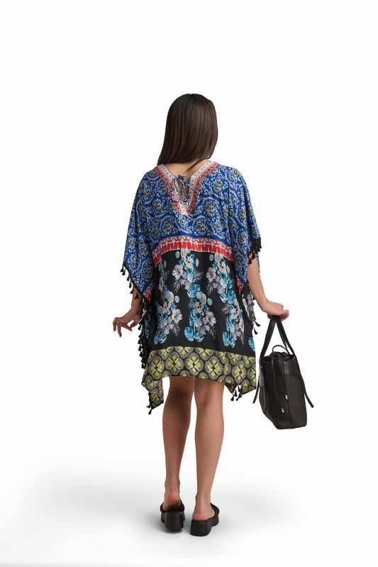Printed Beach Cover-Up