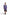 Purple Wave Viscose Beach Cover-Up
