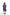 Purple Wave Viscose Beach Cover-Up